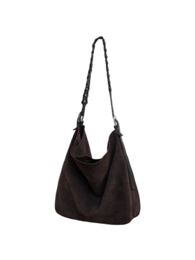 Simple Project/A25127/编织包带反绒牛皮托特包