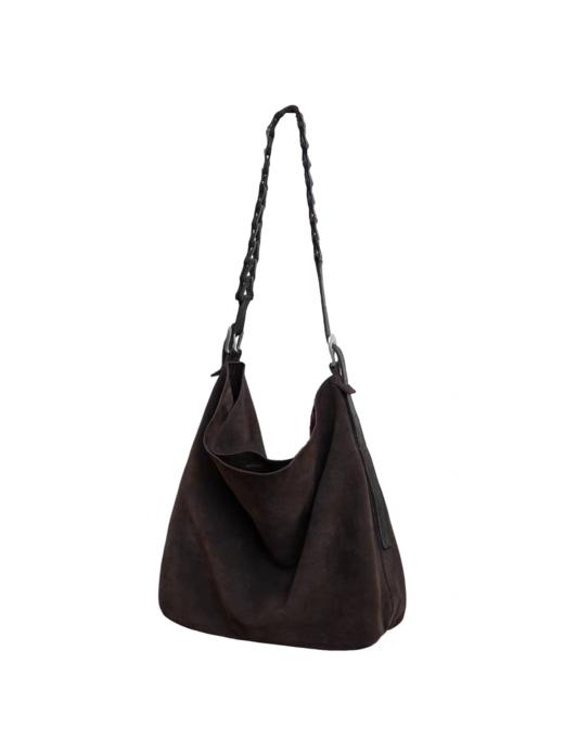 Simple Project/A25127/编织包带反绒牛皮托特包 商品图0