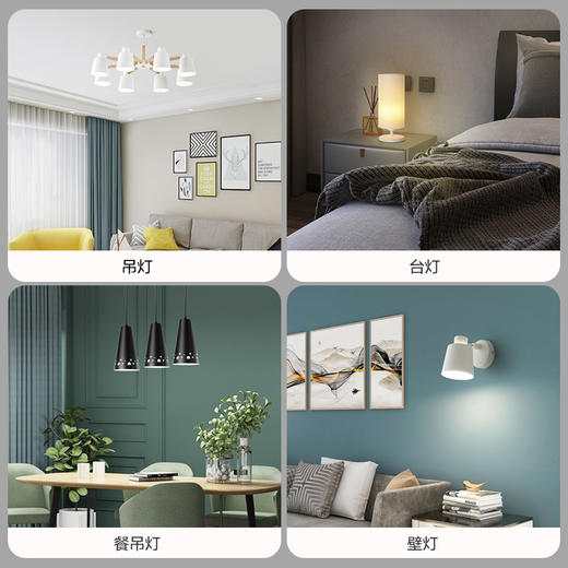 欧普（OPPLE）无影灯泡高显色节能家用大功率超亮E27螺口光源 商品图2