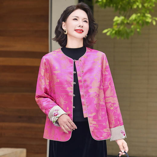 FW 89新中式复古国风改良唐装长袖上衣外套 商品图0