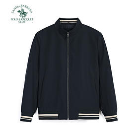 【大都会店】圣大保罗 牛奶丝四面弹春季罗纹立领修身版通勤商务休闲外套-PS25WJ050M