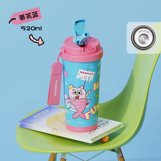 【高颜值保温杯】新款吸管保温杯女生内胆316不锈钢杯底2024新款高颜值随行咖啡水杯子生日礼物 商品图10