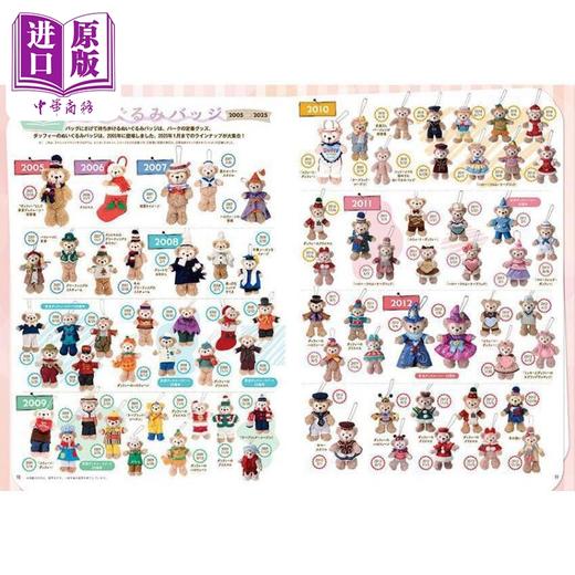 【中商原版】达菲熊和朋友们粉丝书 20周年纪念书 赠海报及20张复刻版明信片 日文原版日韩 ダッフィー＆フレンズ 20周年クロニクル 商品图1