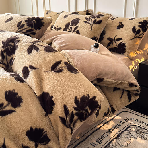 自然醒美拉德风格兔毛系列单被套QJ 商品图9