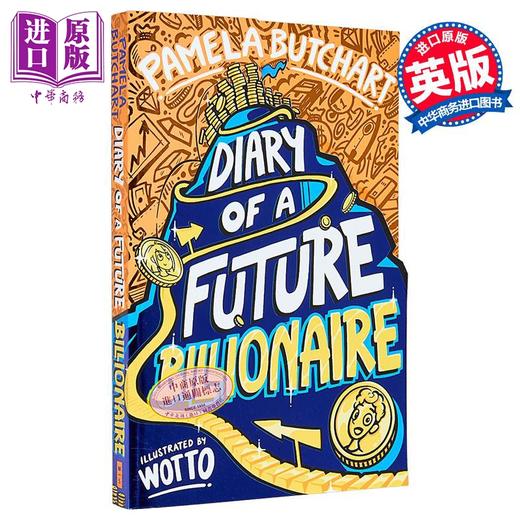 【中商原版】未来亿万富翁日记 获奖作家帕梅拉 布莱德 列 Diary of a Future Billionaire 英文原版 Pamela Butchart 搞笑小说 商品图2