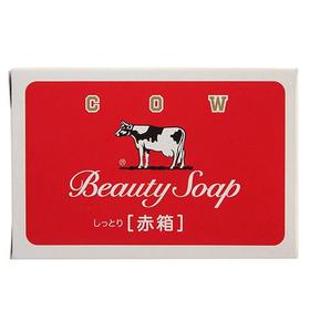 日本进口牛牌COW牛乳石碱清爽香皂牛奶洁面沐浴肥皂滋润90g效期26年6月