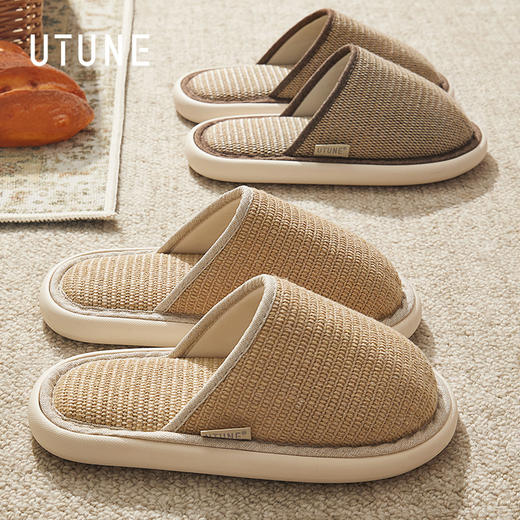 优调SXT1442包头亚麻拖 商品图1