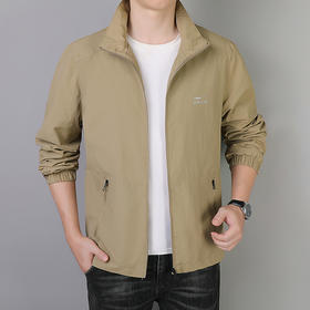 鸿星尔克春秋季新款户外运动宽松韩版休闲中老年夹克男EK-JY8919