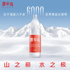 昆仑山矿泉水 1.5L*12瓶 整箱