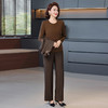 FW A8611气质时尚套装洋气马甲打底衫阔腿裤三件套 商品缩略图3