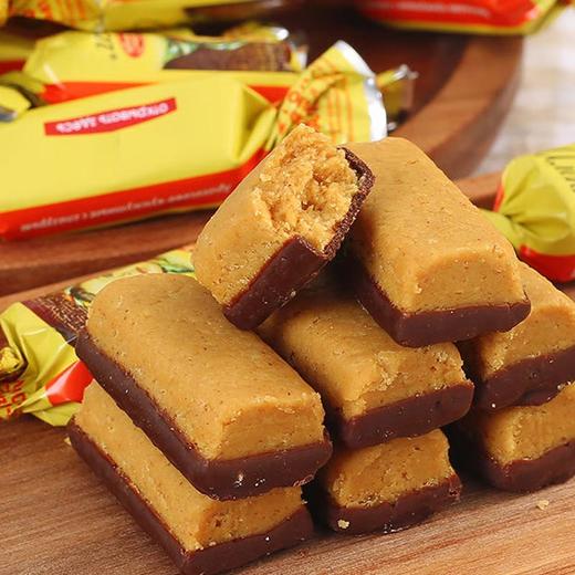 俄罗斯进口爱莲巧牌花生芝麻味酥糖250g 商品图3