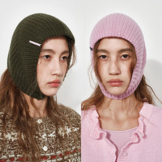 NUTH羊毛针织头巾护耳包头发带帽 商品图3