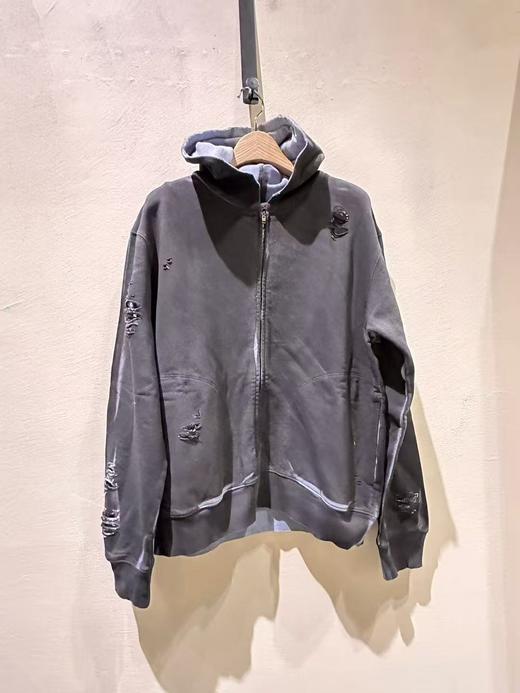 中性款破洞连帽外套001 商品图0