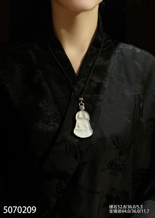 玻璃种木那观音吊坠【5070209】具体价格微信咨询 商品图4