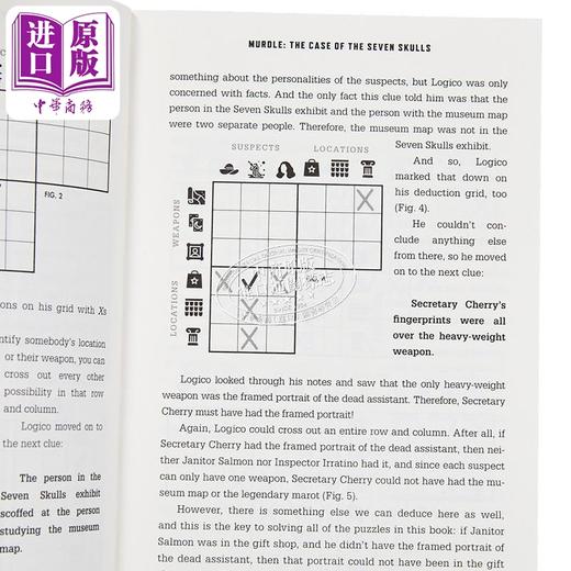 【中商原版】谜团谜题系列 七头骨案 Murdle The Case of the Seven Skulls 英文原版 GT Karber  益智游戏 悬疑推理 商品图2