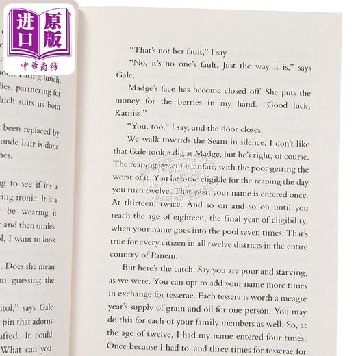 【中商原版】饥饿游戏1 英版 The Hunger Gamese 英文原版 Suzanne Collins 国际畅销流行小说  冒险故事 商品图2
