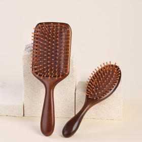 “张仲景56代传人认证”奇迹奥妙 巴西檀木 按摩气垫梳 礼盒装