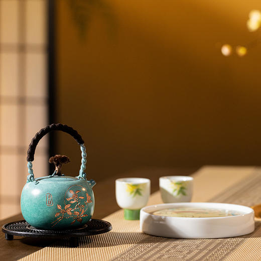 朱炳仁·铜-中秋系列茶器，百年朱府铜艺，风雅而长情 商品图9