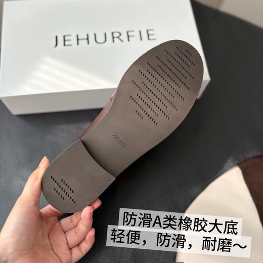 纪华菲腔调款 复古小金扣一脚蹬乐福单鞋 商品图7