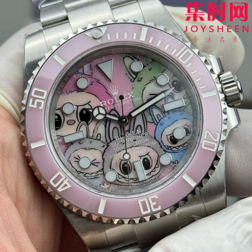 新款CLEAN➕Rolex&Labubu 劳力士Black联名款“拉布布” 字面采用多色油彩表面加上搪瓷使字面更加光亮 表径40mm 商品图3