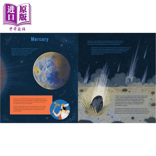 【中商原版】剑桥大学合作出版系列 建造你的太阳系 University of Cambridge Build Your Own Solar System 英文原版科普绘本 商品图4