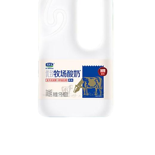 君乐宝1kg优致牧场原味酸奶 商品图3