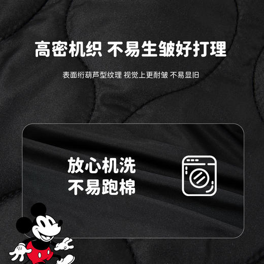 迪士尼宝宝童装秋冬新款轻暖舒适百搭潮流撞色翻领棉服外套ZD4ES022 商品图4