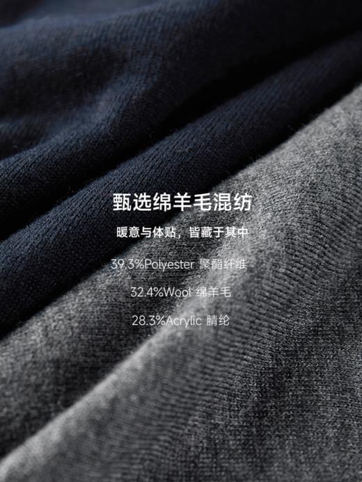 知识分子撞色假两件毛衫 FCF3WST100 商品图8