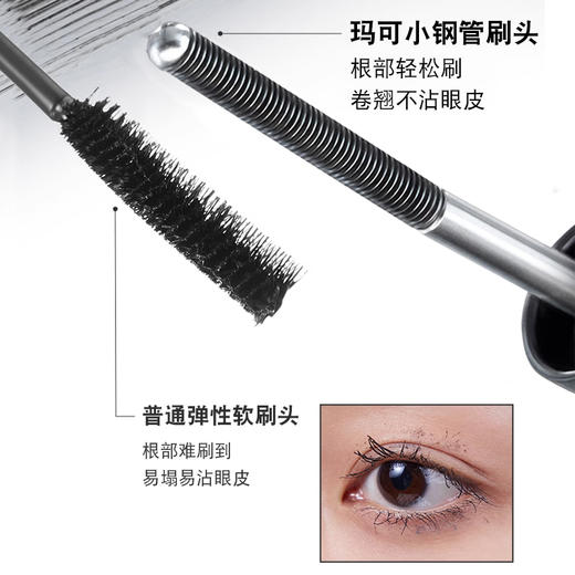 星星般迷人眼睛【MACK ANDY--小钢管睫毛膏】纤长卷翘不沾眼皮 360°旋转螺纹刷头 羽感纤维不塌不坨不晕 防水速干持久定型 睫毛飞翘一整天 商品图2