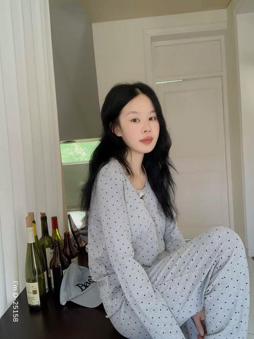 免穿文胸！BM风减龄碎花纯欲套装 蕾丝边蝴蝶结自带胸垫彻底放飞居家的快乐~ 商品图8