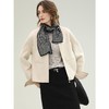COCOBELLA手工双面呢短款羊毛外套女秋冬休闲毛呢大衣WL3219 商品缩略图1