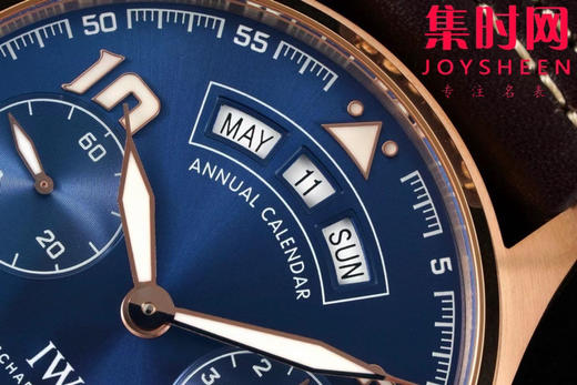 IWC万国 AZ飞行员系列 空中霸主 大飞行员 大飞动显 飞行员万年历 透底设计 男士腕表 商品图2