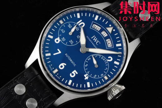 IWC万国 AZ飞行员系列 空中霸主 大飞行员 大飞动显 飞行员万年历 透底设计 男士腕表 商品图1