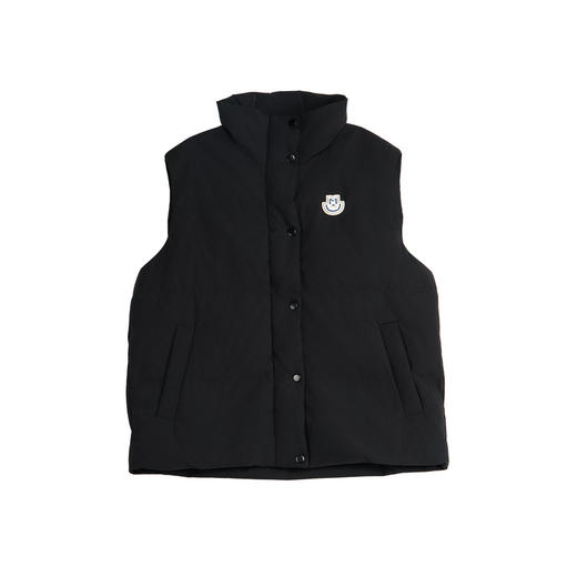 谜底羽绒马甲女2025秋新款百搭纯色立领鸭绒羽绒服无袖257MY8809 商品图4