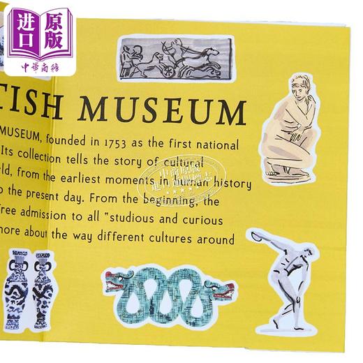 【中商原版】大英博物馆 Walker全景立体书系列 精美折叠插画 The British Museum 英文原版 Charlotte Trounce 商品图2