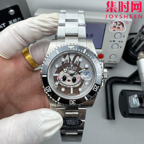 新款CLEAN➕Rolex&Labubu 劳力士Black联名款“拉布布” 字面采用多色油彩表面加上搪瓷使字面更加光亮 表径40mm