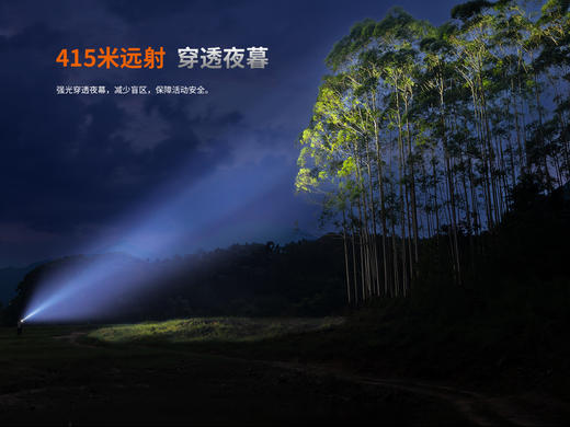 Fenix菲尼克斯PD36R ACE户外超亮充电防水强光聚光战术巡逻手电筒 商品图6