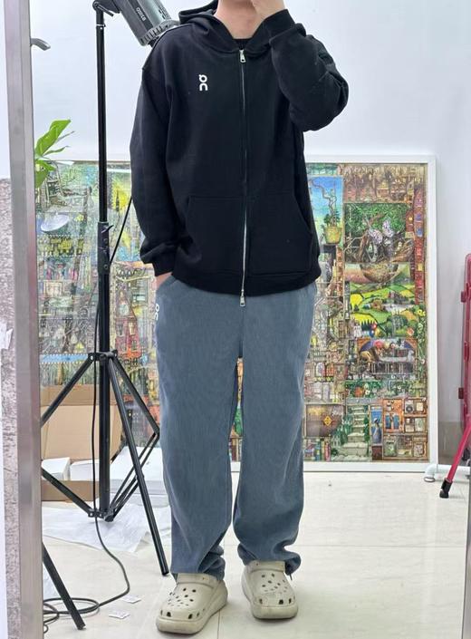 秋款，on昂跑灯芯绒宽松休闲阔腿裤 基础阔腿裤，百搭不挑人长裤 男女款阔腿裤 商品图4