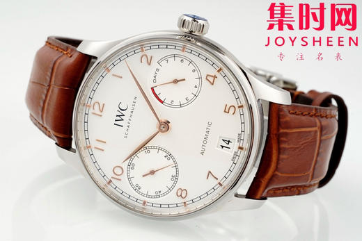 万国AZ葡萄牙系列七日链腕表 葡七 男士腕表 集时分针、日期、小秒和动显于一身 商品图3