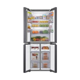 海尔（Haier） BCD-418WGHTDB9S9U1  418升594mm专业超薄零嵌十字对开T型四开门家用电冰箱 /家用电器 /大 家 电 /冰箱