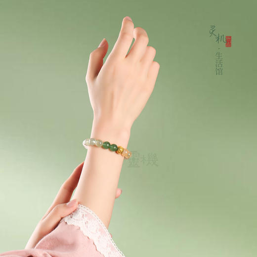 灵机生活馆【木火土金水】五福匀和貔貅手链女 手串礼物 商品图2