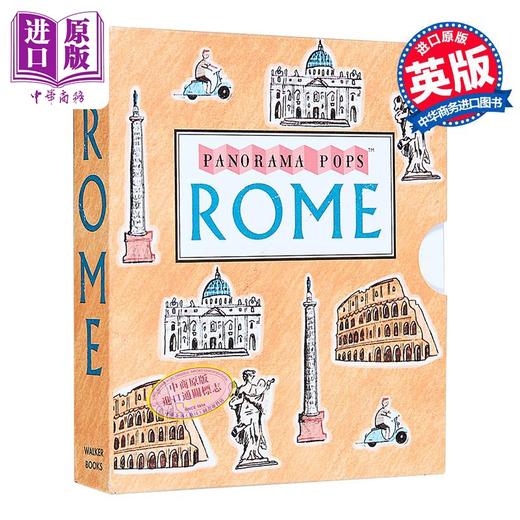 【中商原版】罗马 Walker全景立体书系列 精美折叠插画 Rome Panorama Pops 英文原版 Kristyna LittenKristyna Litten 商品图0