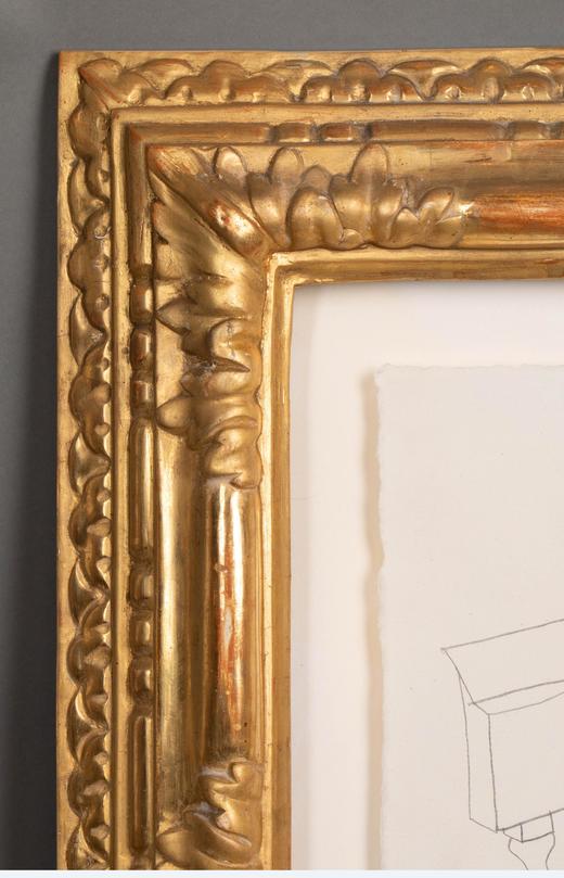 独角鹿西洋古董西班牙艺术巨匠毕加索签名创作出品纸本铅笔版画 商品图2