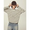 【美Yang同款撞色条纹针织衫】黑白灰黄交错排列，柠檬挞配色 特别吸睛层次感鲜明 穿出冷白皮 商品缩略图1