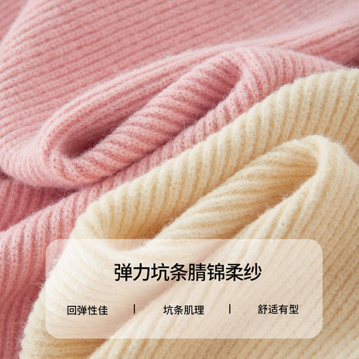 【09/10新品】熙世界双头拉链连帽毛衣外套女2025秋装新款休闲宽松短款针织开衫 商品图2