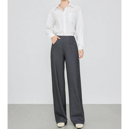 巨高端❗️版型鲨疯了2025秋季新品【铜氨丝羊毛直筒解压西裤】一秒变身超模腰和超模腿⚠️大牌品质！⁮实物直呼哇塞！⁣肤感清爽舒适，⁩轻松去除班味无压力～ 商品图6