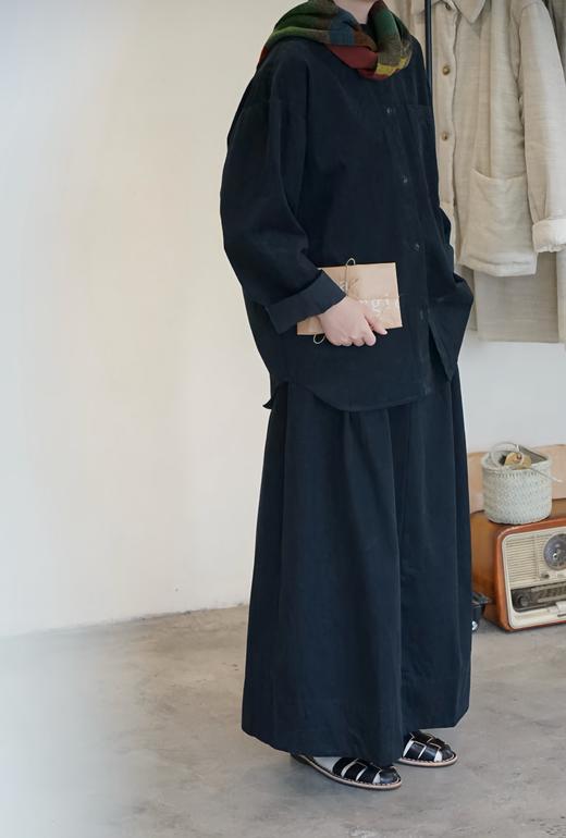 elsa esturgie黑色半松紧半裙 商品图3