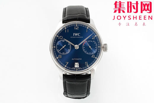 万国AZ葡萄牙系列七日链腕表 葡七 男士腕表 集时分针、日期、小秒和动显于一身 商品图0