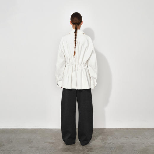 NUTH宽松显瘦阔腿香蕉裤廓形弯刀休闲裤女 商品图10