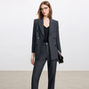 IWY/碳灰色羊毛秋冬西装套装女高级感职业正装气质女神范通勤两件套商务西装 CP2352 商品缩略图2